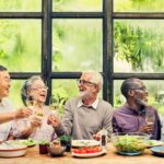 Group of Senior Retirement Meet up Happiness Concept