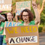 Shouting Eco Activist