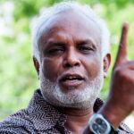 Social activist protesting on the road.