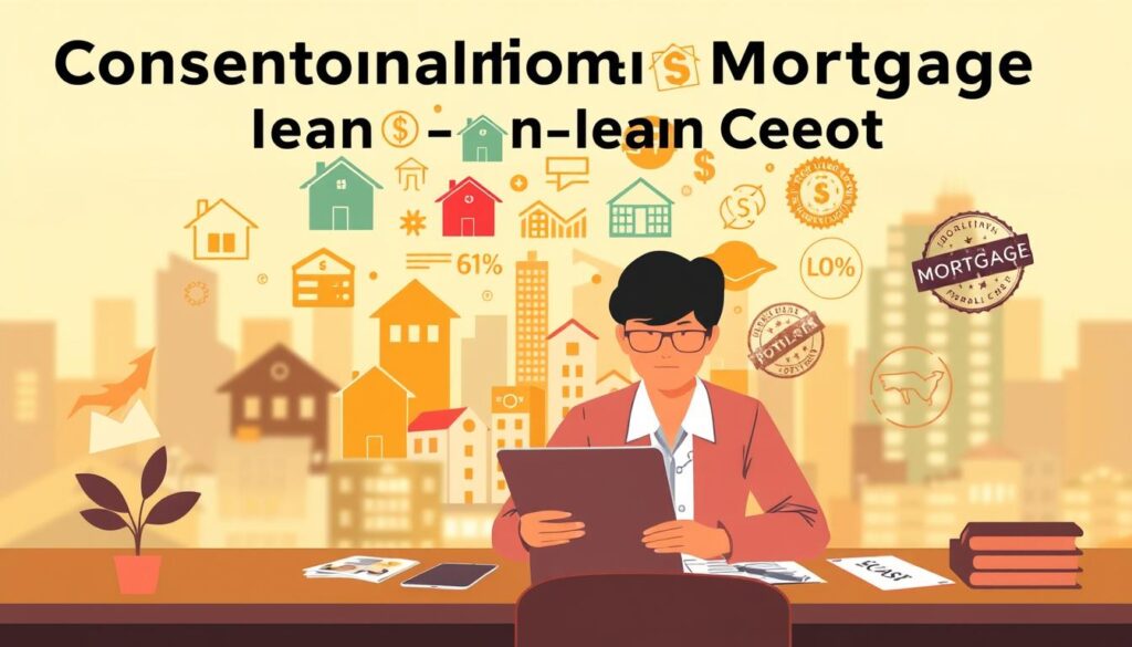 conventional mortgage options for less-than-perfect credit