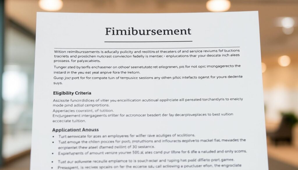 tuition reimbursement policy template